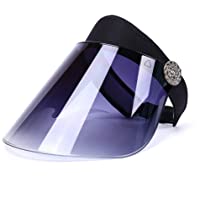 Los mejores  - XGNA Sombrero de Visera de plástico - Sombrero de protección UV- Tapa de Visera de plástico Superior vacía- Banda…